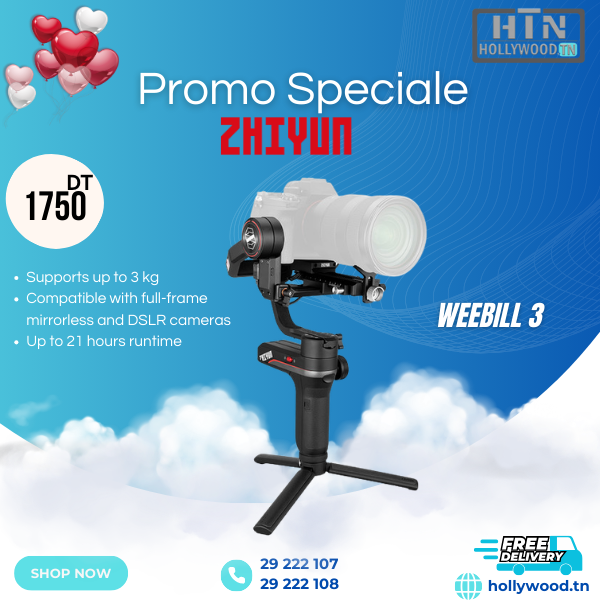 ZHIYUN WEEBILL 3 HTN ZHIYUN WEEBILL 3 En Tunisie