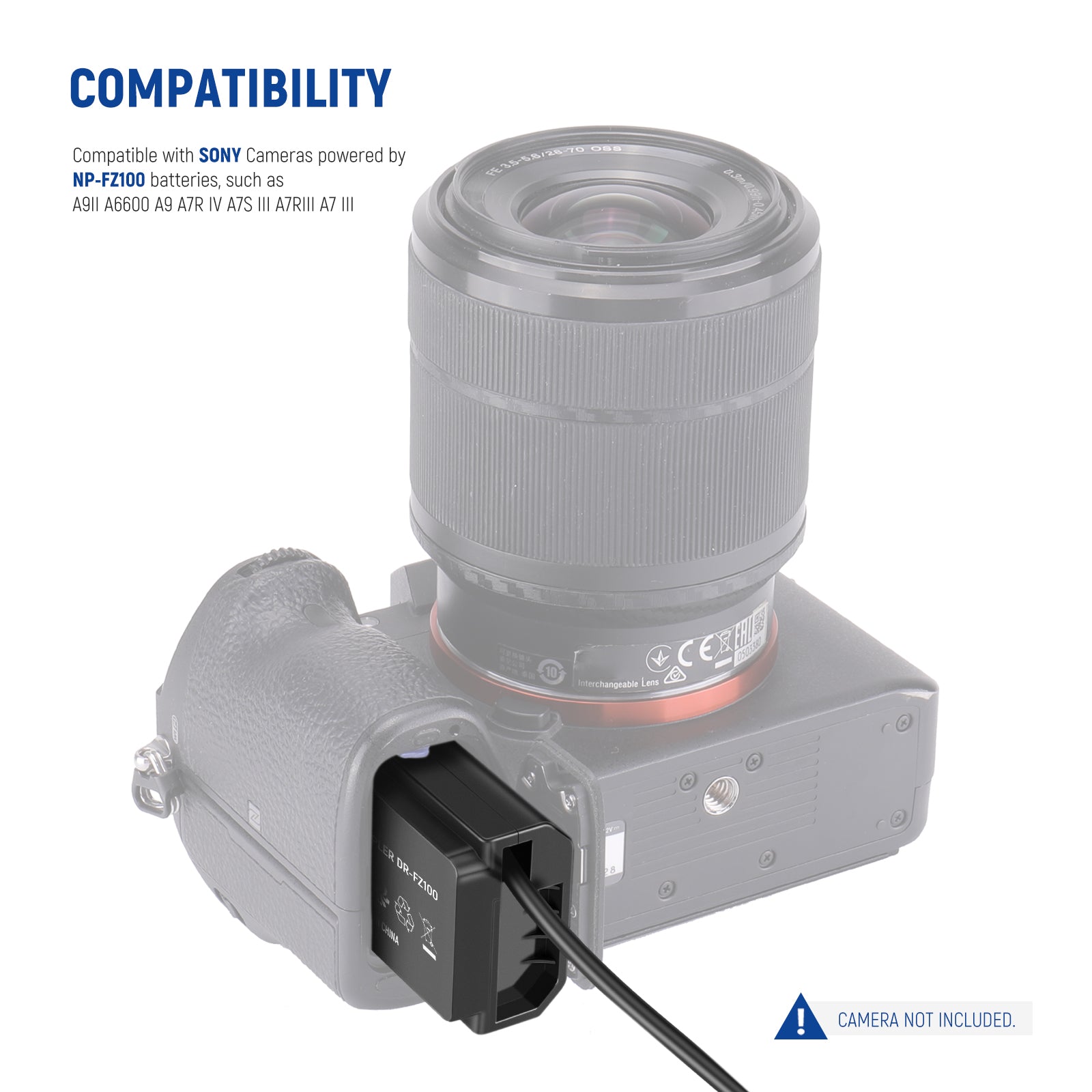 10101336_1 NEEWER NP-FZ100 SONY DC COUPLER DUMMY BATTERY CHARGER SET (10103235) – Au meilleur prix en Tunisie