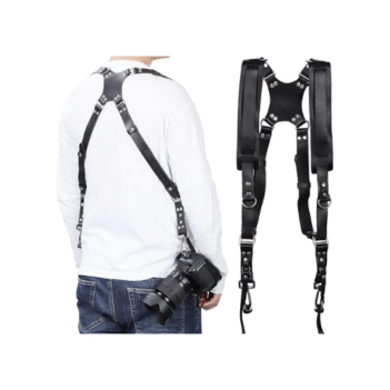 DOUBLE STRAP EN CUIR POUR DSLR – Au meilleur prix en Tunisie