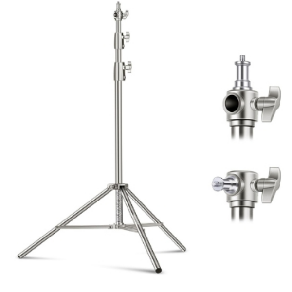 600x600 HTN - 2025-09-29T114559.674 NEEWER Trépied d'éclairage inoxydable 260CM En Tunisie