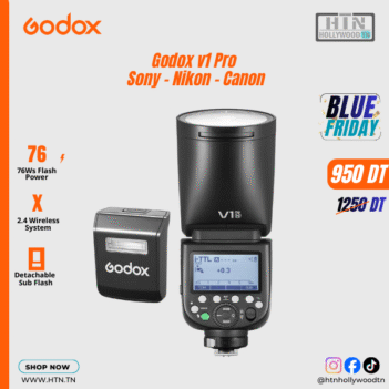 Godox V1 Pro Canon/Nikon/Sony Blue Friday En Tunisie