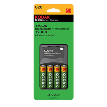 Chargeur Piles Kodak 620 + 4 Piles AA 2100 mAh En Tunisie